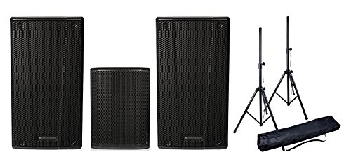  DB TECHNOLOGIES Audio System 1000W Coppia B-Hype 15 / Subwoofer/Supporti