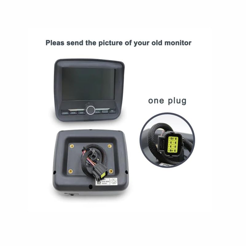 1Q6-33401 21Q6-30103 21Q6-33400 Monitor Display Gauge Panel LCD fit for Hyundai R300-9 R130 R150 R480-9 R210-9 R250LC-9 Excavator Monitor Cluster Gauge Assy