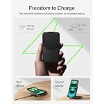 Belkin MagSafe Charger Compatible, 3-in-1 Charging Station, Qi2.2 25W Magnetic Wireless Charger Dock, Foldable Charging Stand for iPhone 17/16/15, Apple Watch, AirPods, Pixel 10 (45W Adapter Included) - Image 5