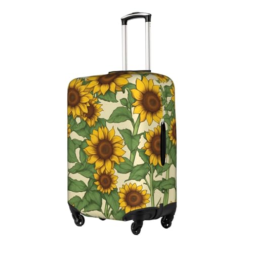 Sunflower Tsa Approved Luggage Cover For 18-32 Inch Suitcases Scratch-Resistant Stretch Luggage Cover2