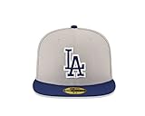 MLB Los Angeles Dodgers Batting Practice 59Fifty Baseball Cap, Royal/White