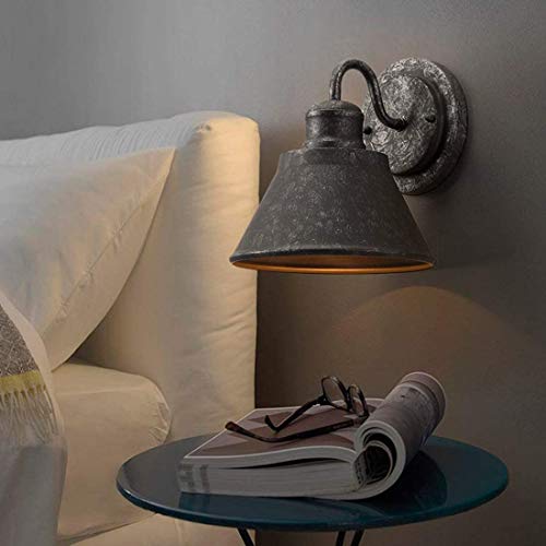 Lampe murale industrielle rétro étanche LED E27 métal pour balcon - 3