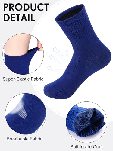 Image of Tarpop 100 Pairs Bulk Mens Socks Moisture Wicking Casual Sports Ankle Socks for Homeless Unisex Adult Men Women
