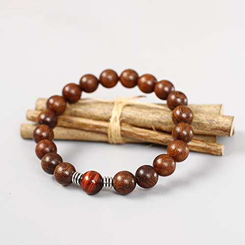 Bangle bouddha en bois de santal de qualité supérieure perles authentiques