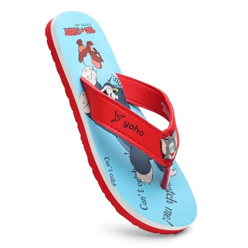 Image of YOHO Slippers for Kids|Comfortable and Lightweight FlipFlop|WB Cartoon & Comic Characters: Batman, Superman, PPG, Tom & Jerry, Scooby Do and We Bare Bears Footwear for Girls & Boys