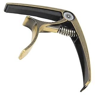Capo de guitare, Capo de guitare acoustique haute résistance en métal pour 6 cordes(Bronze) - Les Beatles, Paul McCartney, John Lennon, RIngo Starr, George Harrison Capo de guitare, Capo de guitare acoustique haute résistance en métal pour 6 cordes(Bronze) – Image 5