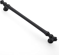 Vista 14 de Asidrama Paquete de 10 manijas de gabinete de cocina de latón cepillado envejecido de 3 pulgadas (2.992 in), tiradores de gabinete, accesorios