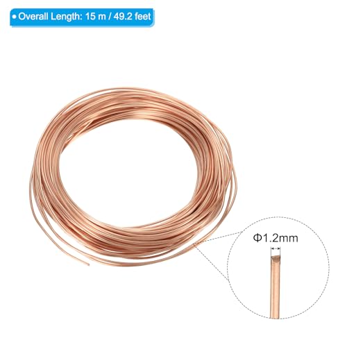 PATIKIL 49 Feet Solid Bare Copper Wire - Image 2