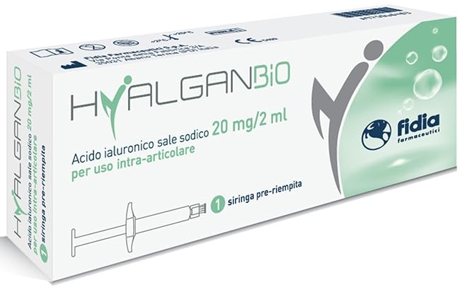 Fidia Farmaceutici Siringa Hyalganbio Intra-articolare 20mg 2 Ml
