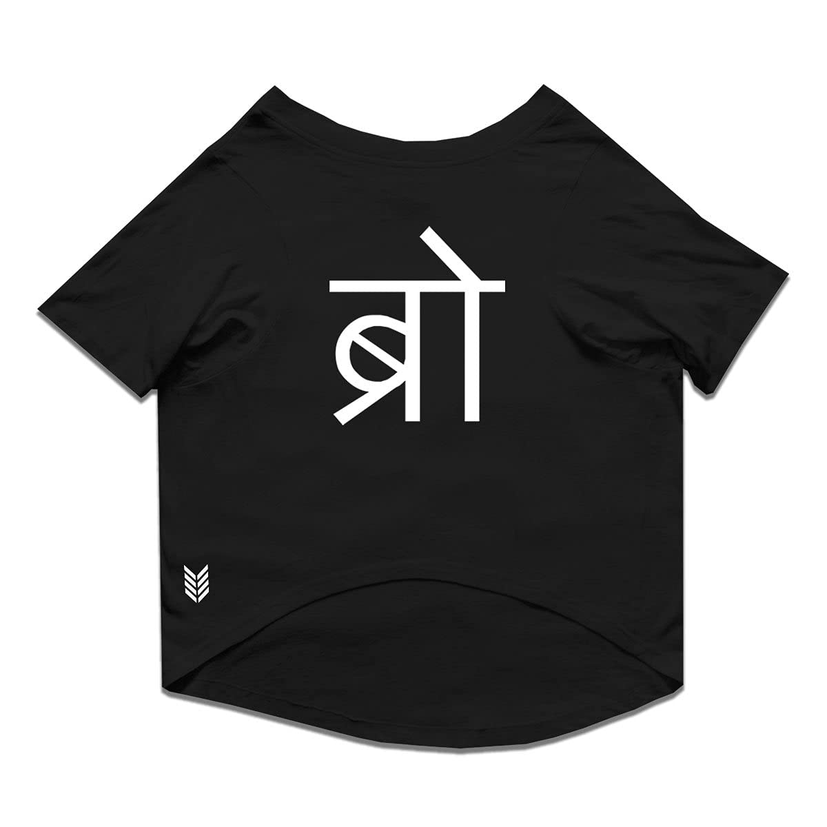 RuseRuse Basic Crew Neck Desi Bro Printed Half Sleeves/Apparel/Clothes/T-Shirt Gift for Cats.Colour-Black/Large