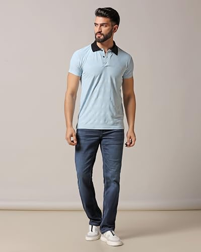Image of TOPLOT Men's Regular Fit Polo T-Shirt