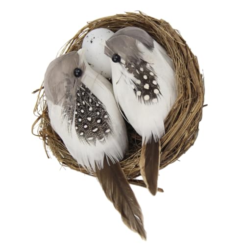 EXAOMBLE 1Pc Vivid Decorative Bird Nest Realistic Nest for Easter Garden Ornament Craftsmanship for Home and Office Decor for Festive Atmosphere