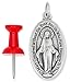 Caritas et Fides Bulk Pack of 3 - Miraculous Medal Pendant for Necklace -1 1/8