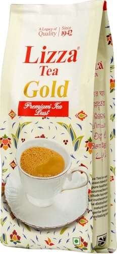 Lizza Tea Gold Premium Tea Dust, 250g | Hyderabadi Irani Chai | Quality Since 1942 | Assam | Strong Golden Cup (250g)