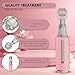Derma roller 0.25 mm with Serum Tank for Lips, Skin, Hair, Wrinkles, Stretch Marks, Hyperpigmentation + STEP-BY-STEP GUIDE, 140 Titanium Needles WITHOUT SERUM