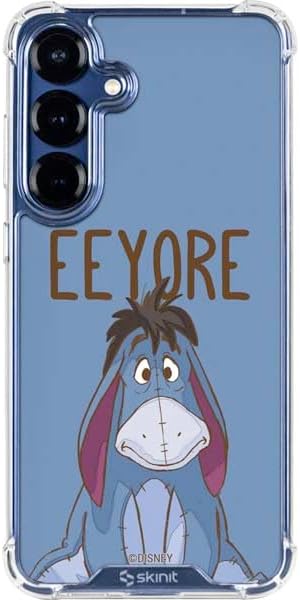 Skinit Clear Phone Case Compatible with Galaxy S25 FE - Officially Licensed Disney Winnie The Pooh Eeyore Portrait Design