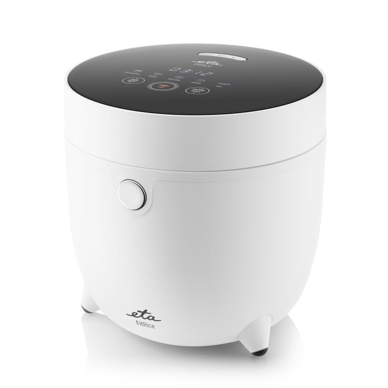 ETA Arrocera Low Suger FitRice I 500 W I Volumen del recipiente 1,6 l I 5 programas automáticos + Programa especial Low Sugar con hasta un 40% menos de carbohidratos I para diabéticos y figura