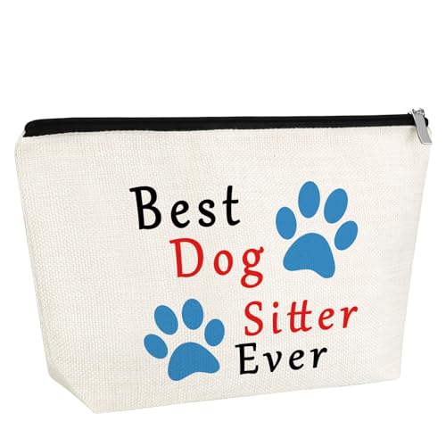 Dog Lover Gift Makeup Bag Appreciation Gift for Dog Walker Cosmetic Bag Animal Lover Gifts...
