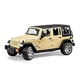 Bruder Toys - Recreational Realistic Jeep Wrangler Unlimited Rubicon with Openable Doors and...
