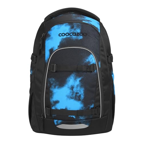 Coocazoo MATE Schulrucksack Mystic Clouds schwarz-blau ergonomischer & anpassbarer Tornister höhen- & größenverstellbar mit Brustgurt & Hüftgurt ab der 3. Klasse