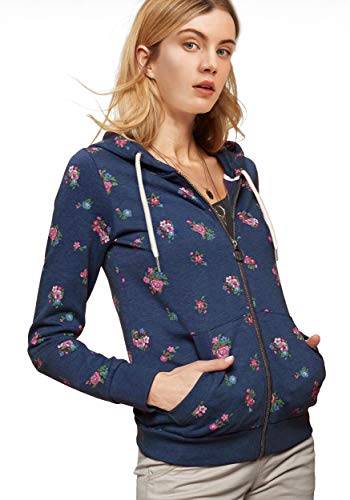 DOTIN Felpa con Cappuccio Donna con Zip Autunno