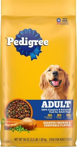 Miniatura 2 de Pedigree - Croquetas de nutrición completa para perros adultos, alimento seco sabor pollo asado, arroz y verduras - Bolsa de 3.5 libras (Paquete de