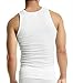 Pure Look Men’s 3-Pack Cotton Ribbed Lightweight A-Shirt Undershirt Tank Top, White, XX-Large