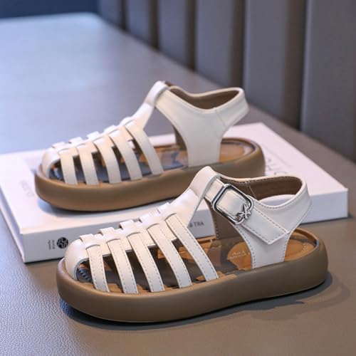 IWIHMIV Kids Sandals Open Toe Girl Summer Beach Shoes for Outdoor Toddler Comfortable Breathable Soft Sole Sandals2