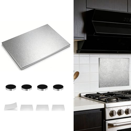 Escudo térmico magnético autoadhesivo de 8"x8" para proteger la nevera junto al horno 2