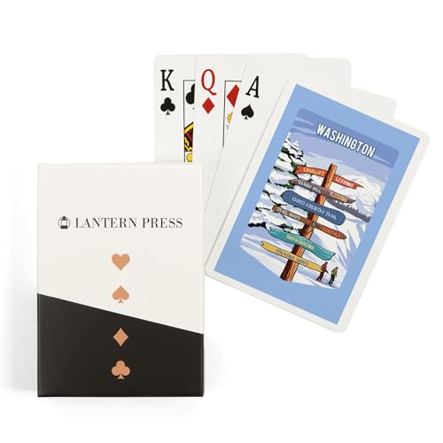 Lantern Press naipes de póker para adultos, 52 cartas