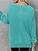 Dokotoo Women's Fashion Hoodies & Sweatshirts Casual Long Sleeve Waffle Knit Sweatshirt Crew Neck Side Slit Loose Soft Pullover Relaxed Fit Tops Shirts Fall Winter Clothes Plus Size Sky Blue XX-Large