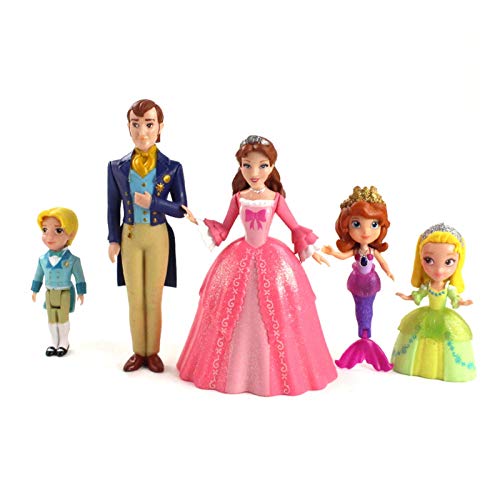 Yanchuan Pvc figuur speelgoed 5 stks/partij 8 cm Sofia de eerste actie figuur prinses Sophia Amber Prins James Hildegard Koning Roland Koningin Miranda Model Toys - Image 6