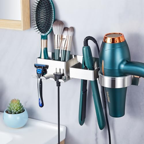 Hair Dryer And Straightener Holder