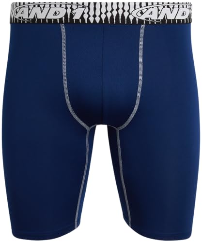 AND1 Mens Boxer Briefs - 12 Pack Platinum Performance Long Leg Boxer Brief - Breathable Compression Boxers for Men (S-3XL)4