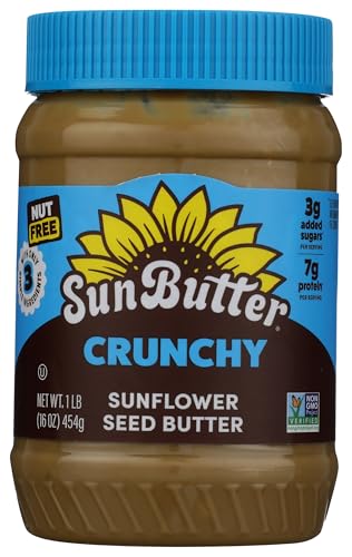 Sunbutter Natural Crunch Sunflower Seed Spread, 16 Ounce