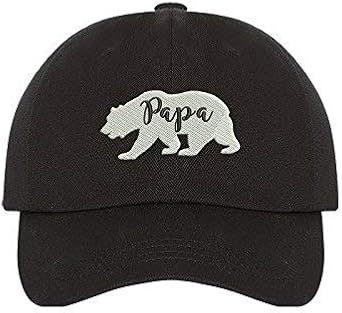 Papa Bear Embroidered Baseball Hat 