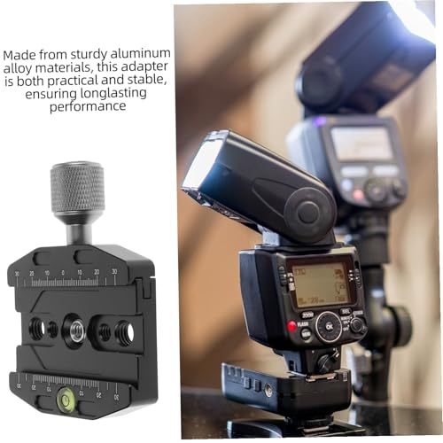 Abrazadera de liberación rápida con placa para trípode de cámara DSLR 2