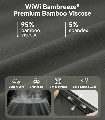 Image of WiWi Viscose from Bamboo Pajamas Set for Women Super Soft Short Sleeve Cooling Summer Plus Size Pjs Sets Sleepwear S-4X
