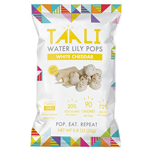 image for Taali White Cheddar Water Lily Pops (10-Pack) - Buttery Rich American 