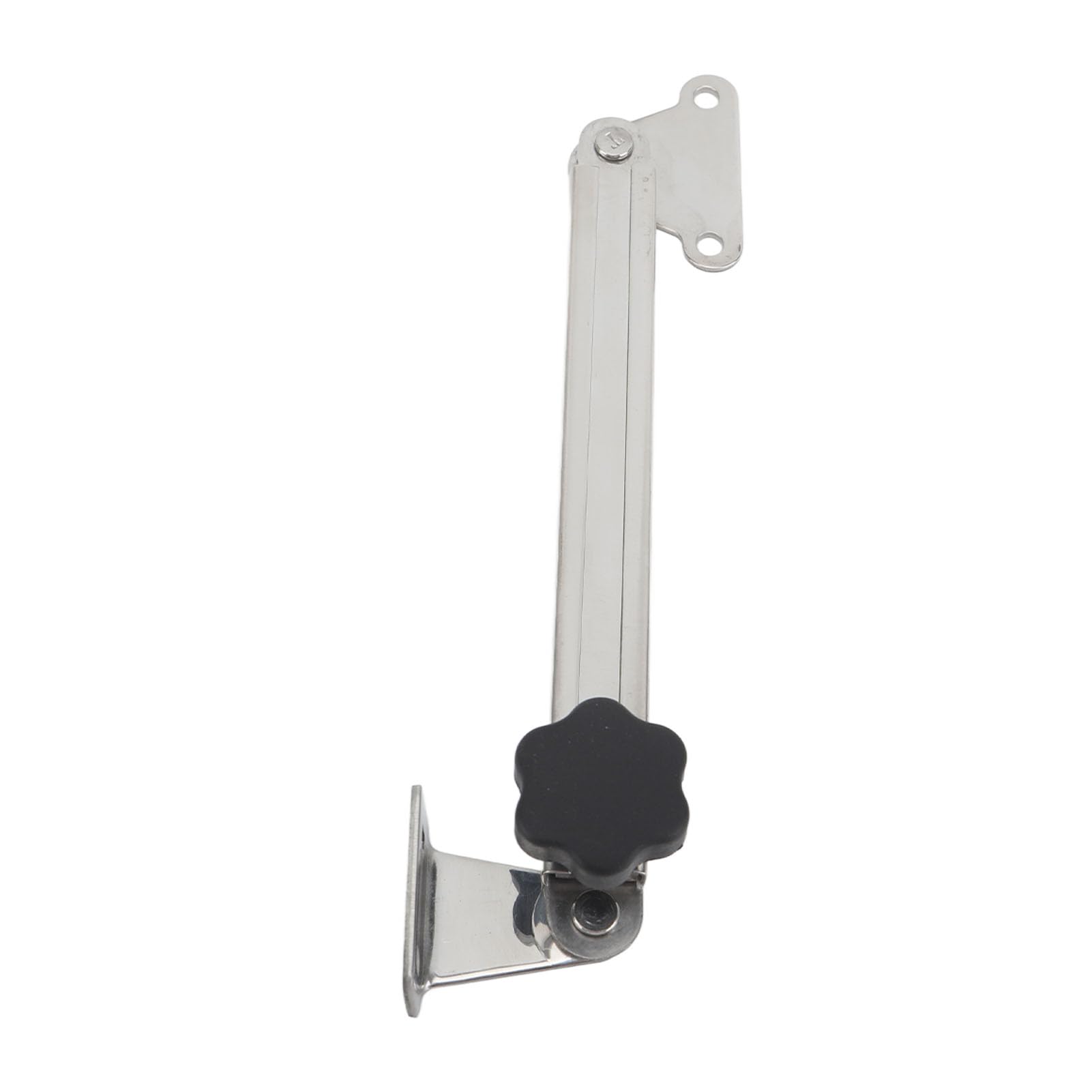 Haofy Lukendeckelstütze 15,2–27,9 cm Verstellbare Edelstahlhalterung mit ABS-Knopfschraube Marine-Lukensicherung für Boote, Yachten, Segelschiffe