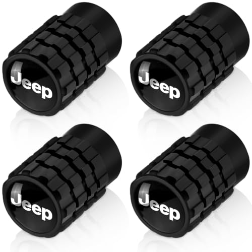 Image of Tire Valve Stem Caps for Jeep Series Metal Car Wheel Air caps Auto Valve Stem Caps Accessories 4 Pcs