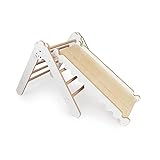 MAMOI® Kletterdreieck | Indoor Klettergerüst Kinder | Kletterdreieck mit Rutsche | Holz Klettergerüst Indoor | Klettern Kinder Indoor | Klettergerüst Indoor Kinder | 100% ECO | Made in EU