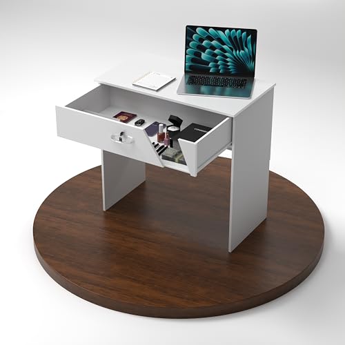 Absolute Deal Limited Computer Desk | Stylish Wooden Desk with Drawer | Key Lock Desk with Drawers | Dressing Table | Storage Unit for Home Office, Living Room & Bedroom (80 x 40 x 76.5 cm)