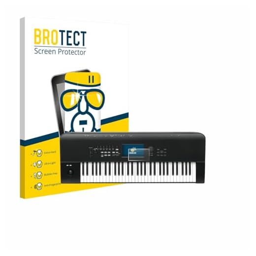BROTECT Protector Pantalla Cristal para KORG Nautilus 61 Protector Vidrio - [Dureza 9H, Anti-Arañazos]