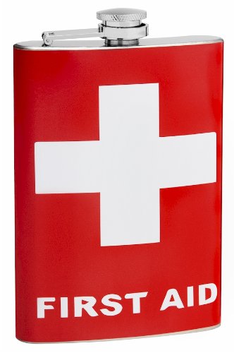 8oz First Aid Hip Flask