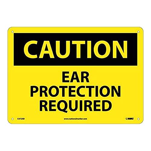 Panneau protection auditive requise National Marker C472AB pour éviter les dangers du bruit