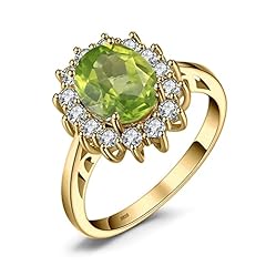 T-Yellow Gold Plated-peridot