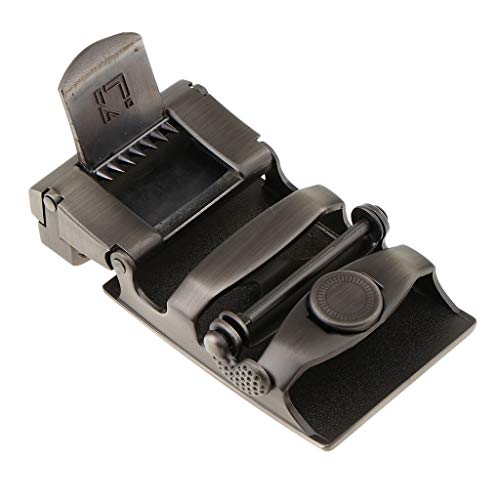 Esquirla 3 Fivelas de Cinto Retângulo com Catraca Deslizantes Automáticas para Alça de Cinto 34-36mm