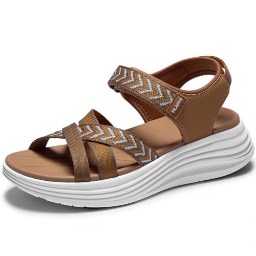 Vilanva Women's Comfortable Orthopedic Platform Walking