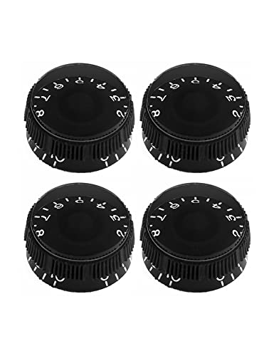 Metallor Electric Guitar Top Hat Knobs Speed Volume Tone Control Knobs Compatible With Les Paul Lp Style Electric Guitar Parts Replacement Set Of 4Pcs. #TOP9